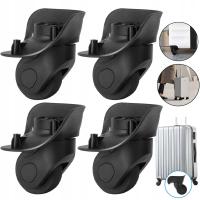 4X KÓŁKO OBROTOWE DO WALIZKI BAGAŻ CZĘŚĆ NAPRAWA UNIWERSALNE KÓŁKA CICHY
