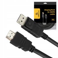 Kabel DisplayPort Gembird CC-DP-HDMI-10M 10 m czarny