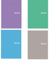 Kołozeszyt A6/80K kratka Genius mini 2 (4szt) / ASTRA papiernicze