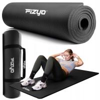 Antypoślizgowa GRUBA Mata do Ćwiczeń Jogi Pilatesu 190x80 NBR Fitness 1,5cm