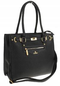 Torebka Damska Teczka Listonoszka na Ramę Duża Modna Torba CJLTG2252 Czarna