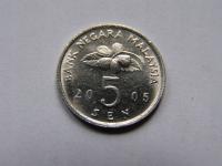MALEZJA MALAYSIA 5 SEN 2005 ROK !!!!!!!!!!!!! 1082