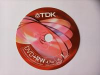 TDK DVD+RW 4.7GB wielokrotny zapis 1szt koperta CD