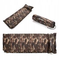 MATA SAMOPOMPUJĄCA MATERAC KARIMATA DMUCHANA METEOR 188x66x3,8 z poduszką