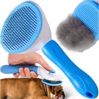 ПРЕМИУМ СИЛЬНАЯ ЩЕТКА ДЛЯ ВОЛОС ДЛЯ СОБАК КОШЕК САМООЧИЩАЮЩАЯСЯ ЭРГОНОМИЧНАЯ