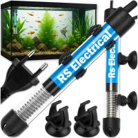 АКВАРИУМНЫЙ НАГРЕВАТЕЛЬ С ТЕРМОСТАТОМ, МОЩНЫЙ АКВАРИУМНЫЙ ТЕРМОСТАТ 20-60 Л, 50 ВТ