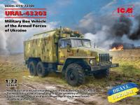 ICM 72709 1:72 URAL-43203 Military Box Vehicle of Ukraine