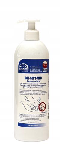 DOL-SEPT MED płyn do dezynfekcji rąk z gliceryną + aloes 800ml z pompką