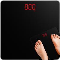 WAGA ŁAZIENKOWA ELEKTRONICZNA SZKLANA DOKŁADNA PRECYZYJNA CZARNA 150KG