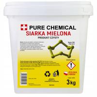 SIARKA MIELONA CZYSTA PROSZEK SIARKI CZYSTOŚĆ 3kg