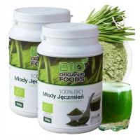 Młody jęczmień BIO Organic Foods sproszkowany sok ekologiczny 300 g