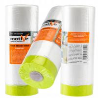 FOLIA OCHRONNA Z SAMOPRZYLEPNĄ TAŚMĄ MALARSKĄ SPEEDY MASK COMFORT 270CM/20M