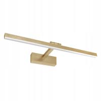 Kinkiet LED Szczotkowane Złoto Do Łazienki 10W 4000K 50cm