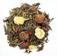 Chiński mix herbat ZIELONA BIAŁA ŻÓŁTA OOLONG Czerwony smok SUSZ - 25 g