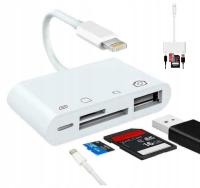 Адаптер для чтения карт памяти iPhone Lightning micro SD USB iPhone адаптер