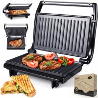 Kontaktowy grill elektryczny Ideal IK1701 srebrny/szary 1500 W