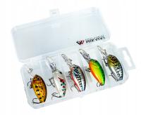 Комплект на Спиннинг 5x воблер Jaxon Голавль Коробка