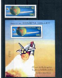 A42789)Kometa Halleya: Chile 1108 A** + Bl 1 A**