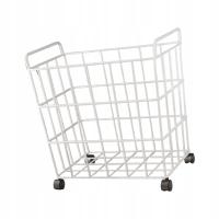 Rolling Sports Ball Storage Cart Sport Equipment Organizer White S