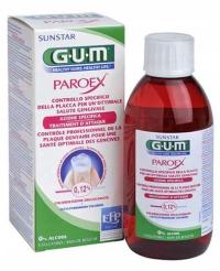 SUNSTAR GUM PAROEX Płyn do płukania jamy ustnej 0,12% CHX 300 ml