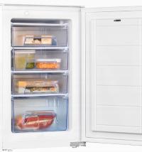 Zamrażarka do zabudowy Exquisit, 4 szuflady, 77L