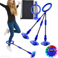 ZABAWKA do SKAKANIA na Nogę SKIPPER dla Dzieci Hula-hop skakanka LED kółko