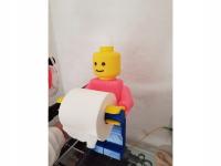 Uchwyt papier toaletowy LEGO MAN Różowo NiebieskZP