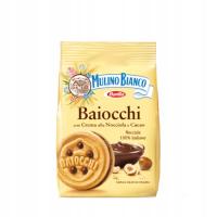 Mulino Bianco Baiocchi печенье с орехово-какао-кремом 260 г