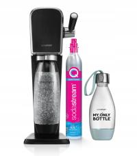 Saturator wody SodaStream Art czarny + Butelka SodaStream My Only Bottle 0,5 l miętowa