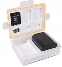 Etui na karty pamięci pudełko na baterie do Canon Sony Nikon PATONA LP-E6