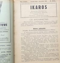 IKAROS – 1936 Nr 55-56 - POLSKIE STEMPLE REKLAMOWE I OKOLICZNOŚCIOWE