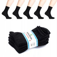 5X SKARPETY SKARPETKI MEDYCZNE CZARNE BEZUCISKOWE MEDICAL SOCKS 41-43