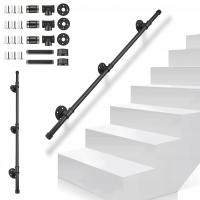 BALUSTRADA BALKONOWA SCHODÓW BARIERKA WYSOKIEJ JAKOŚCI METAL ANTYPOŚLIZGOWY