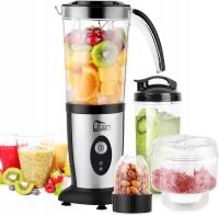 Blender kielichowy BlendyGo Przenośny blender personalny do koktajli 250 W srebrny/szary