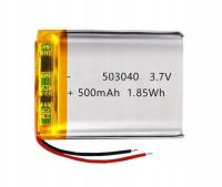 Bateria Akumulator Li-Polymer 3.7V 500mAh + PCM