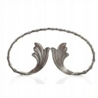 Elementy kute C120 Listek ogrodzeni balustrada 12x6 ozdoby kowalskie 10.231