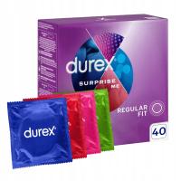 MIX DUREX Surprise Me Variety набор презервативов 40шт. Стимулирующие Тонкие