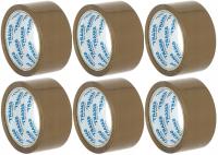 Taśma pakowa PP brąz brązowa Smart 48mm x 60m 6 szt AS01