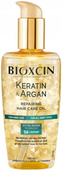 BIOXCIN KERATIN&ARGAN regeneracyjny olejek do włosów 150 ml