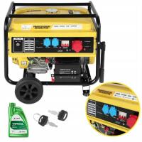 Профессиональный генератор 5500 3 фазы 230V 400V 13KM 9.56 KW AVR