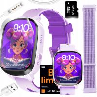 Smartwatch dla dzieci WonderWatch KidWatch A5s fioletowy