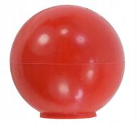 Gałka na dźwignię czerwona, okrągła, fi-40 mm, gwint metryczny M8 Solus