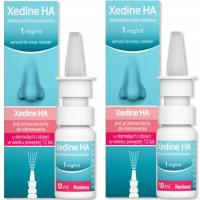 Zestaw Xedine HA aerozol do nosa KATAR ZATOKI 2 op. x 10 ml