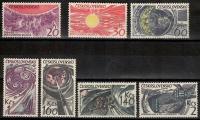 Czechosłowacja 1965 Mi 1515-1521 Czyste **