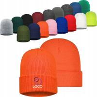 Czapka zimowa TWÓJ WŁASNY HAFT LOGO NAPIS GRAFIKA firmowa reklamowa