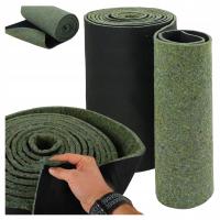 Акустический войлок звукоизоляционный коврик с черным нетканым материалом толщиной 15 мм без клея