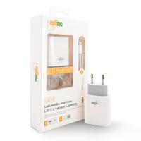 Ładowarka sieciowa USB LS13 USB QC kabel lightning