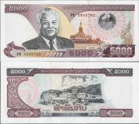 Laos 2003 - 5000 Kip - Pick 34 UNC