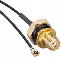 Pigtail uFL IPEX IPX - SMA żeński USZCZELKA 1.13 15cm