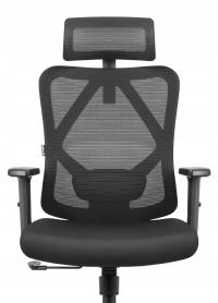 Офисный стул эргономичный поворотный Hell'S Chair HC-1041 черная ткань